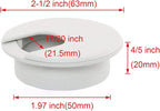 4pcs 2 Inch Desk Wire Cord Cable Grommets Hole Cover - Image 2