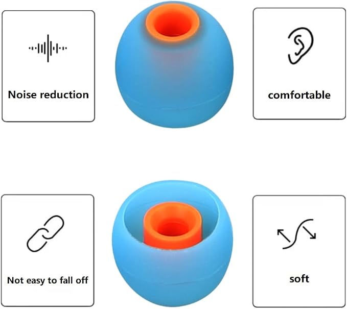 Earbuds Replacement Tips Silicone Earbud Tips Ear Bud Replacement Pieces Ear - Image 4