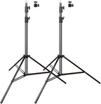 Aluminum Alloy Light Stand 9.5 Feet/2.8m Adjustable Spring Cushioned by ITOTIN