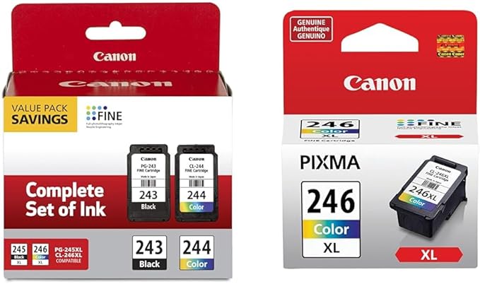 Canon PG-243/ CL-244 Ink Multi Pack, Compatible to TR4520, TS302 and TS202 & by Canon