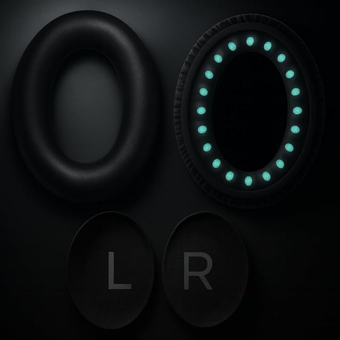 Premium Replacement Ear Pads for Bose Bose QC45– Soft Protein Leather & Memory - Image 2
