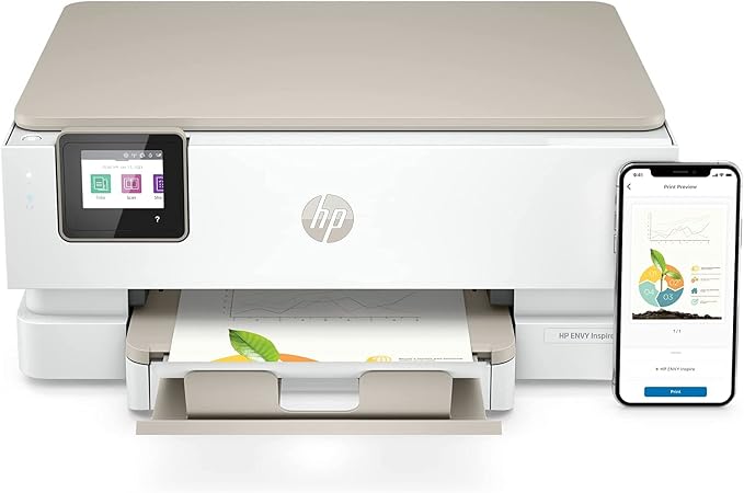HP ENVY Inspire 7255e Wireless Color Thermal Inkjet Printer, Easy setup - Image 13