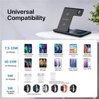 2025 Traveling Portable Wireless 3-in-1 Charger - Image 6