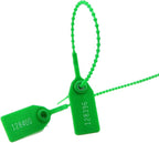 Leadseals 100 Green Plastic Tamper Seals, Zip Ties - Image 5