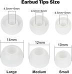 Earbud Tips - Replacement Earbud Covers & Headphone Earpads - Compatible - Image 6