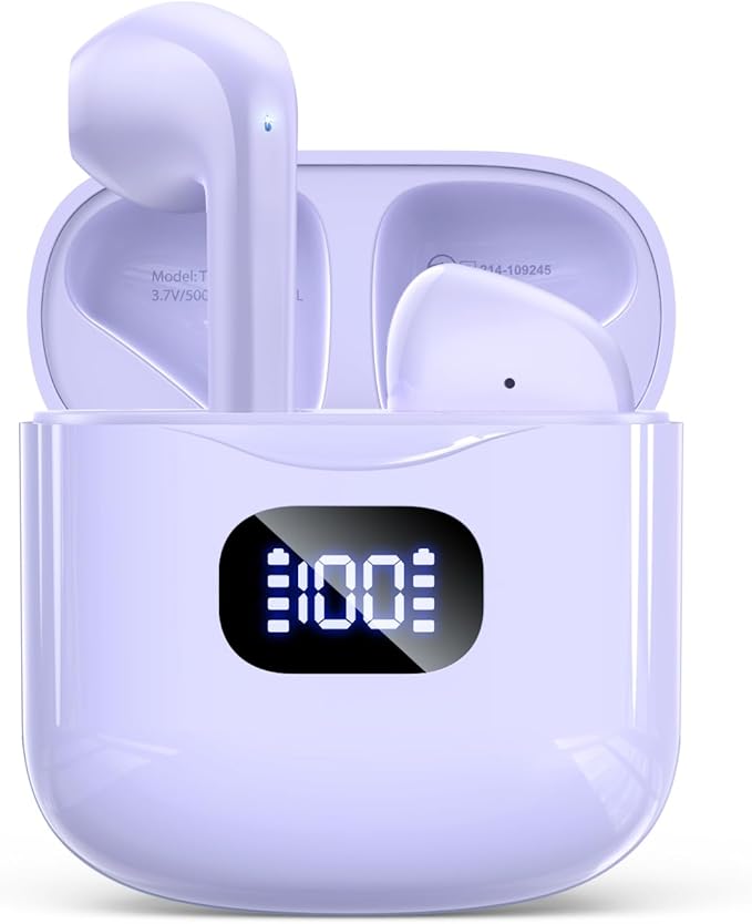 KTGEE Wireless Earbuds Bluetooth 5.3 Headphones, 40Hrs Playback Stereo Ear Buds by KTGEE