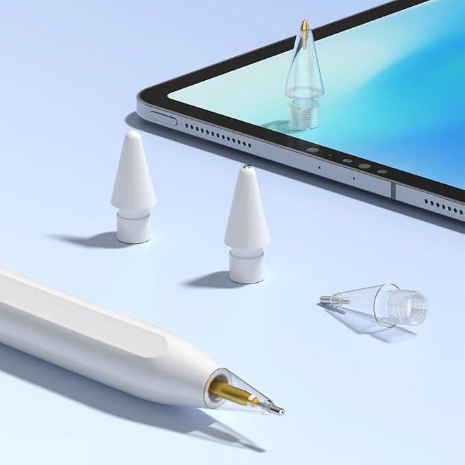 UPDENI Replacement Pencil Tips for Apple Pencil Tips, fine piont Pencil nibs - Image 2