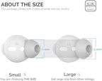 AhaStyle 3 Pairs AirPods Ear Tips Silicone Earbuds Cover Compatible - Image 2