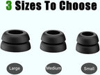 Double Flange Ear Tips for Beats Studio Buds Replacement Earbuds Tips for Beats - Image 5