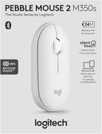 Logitech Pebble Mouse 2 M350s Slim Bluetooth Wireless Mouse, Lightweight - Image 11