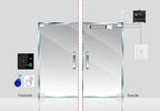 Door Access Control System IP67 Waterproof RFID Fingerprint Keypad Exit Button - Image 9