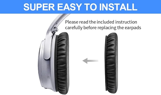 Thcbme Replacement Earpads for Bose Headphones, Bose Quietcomfort 35 - Image 3