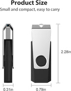 Aiibe 128GB Flash Drive 2 Pack 128GB USB Flash Drive Thumb Drive Zip Drive USB - Image 3