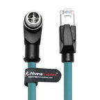 Alvin's Cables M12 X-Code 8 Pin Male to RJ45 Ethernet Cable - Image 2