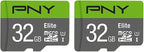 PNY 32GB Elite Class 10 U1 microSDHC Flash Memory Card by PNY