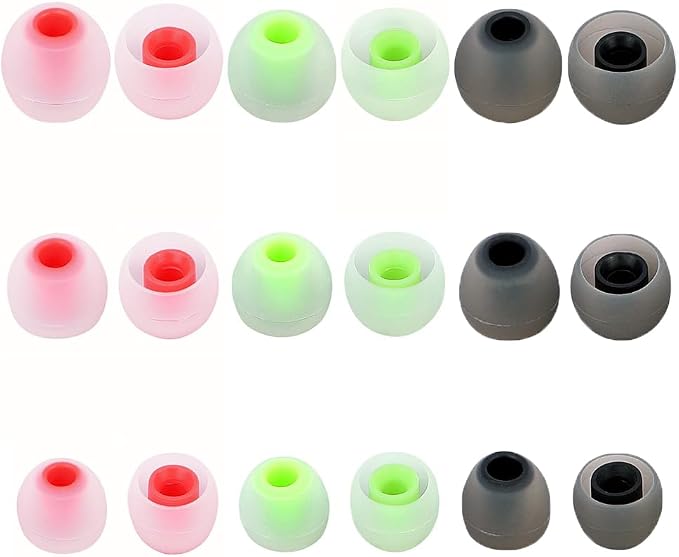 Earbud Tips Ear Bud Tips Soft Anti Slip Washable and Reusable Silicone - Image 7
