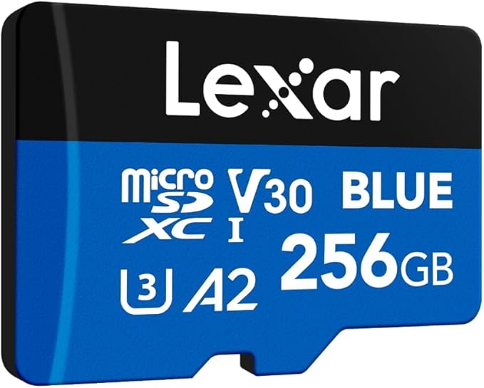 Lexar 256GB Blue Micro SD Card Up to 160MB/s, microSDXC UHS-I Memory Card - Image 8