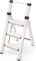 Taranta 3 Step Ladder, Lightweight Aluminum Step Stool by TARANTA