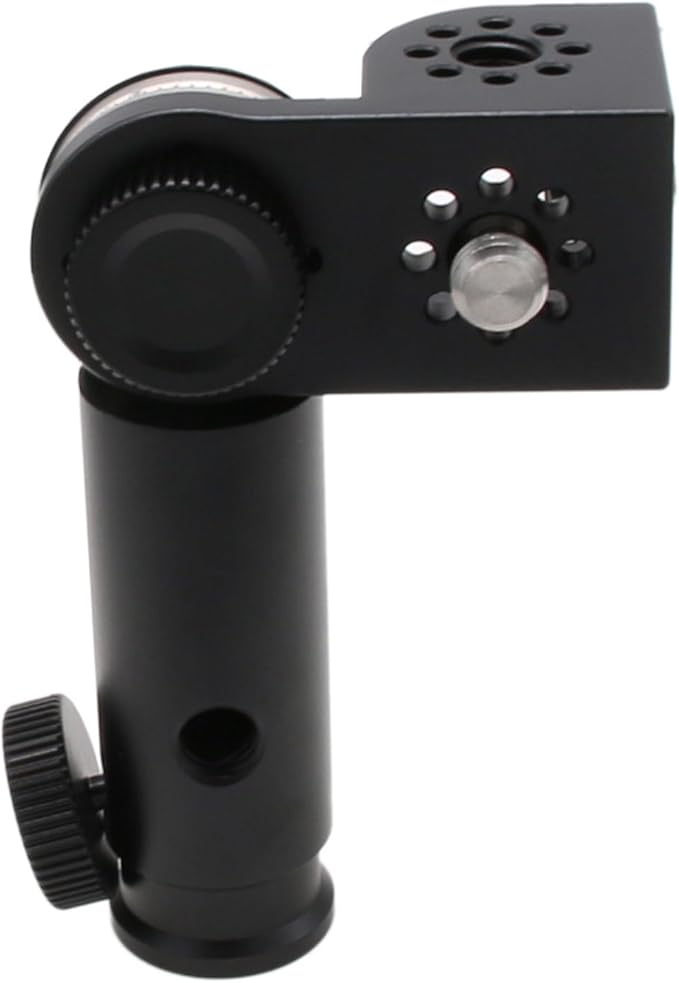 Tripod Mount Adapter and 3/8" 1/4" Bracket Block Cube 180 Swivel Rotation - Image 3