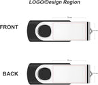 Personalized Flash Drives 512MB, Wooolken Customizable USB 2.0 Thumb Drives - Image 6