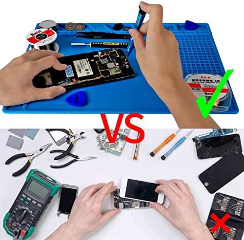 Kaisi S-140 Magnetic Insulation Silicone Soldering Mat, Heat Resistant Work Mat - Image 8