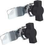 WJSKDQ 4pcs Thumb Operated Offset Cam Lock Thumb Cam Lock - Image 3