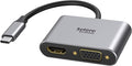 USB C to HDMI VGA Adapter, USB Type C to VGA HDMI Thunderbolt 3 VGA Adapter by SeloreS-Global