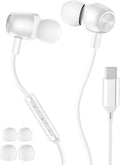 USB C Wired Earbuds Ear Buds for iPhone 17/16/15 Pro Max USB C Headphones for by TECHAIRLINE
