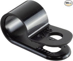 GTSE Black Nylon Plastic Cable Clamps, 5/16" Screw Mounts by GTSE
