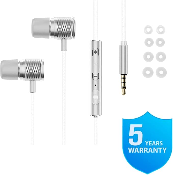 LUDOS Ultra Wired Earbuds in-Ear Headphones, 5 Years Warranty, Earphones - Image 6
