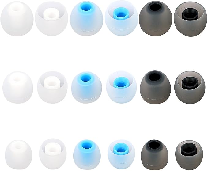 Earbud Tips Ear Bud Tips Soft Anti Slip Washable and Reusable Silicone - Image 7