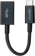 Amazon Basics USB 3.1 USB-C to USB-A Female Adapter Cable Converter, 5Gbps by AmazonBasics