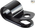 GTSE Black Nylon Plastic Cable Clamps, 1/4" Screw Mounts by GTSE