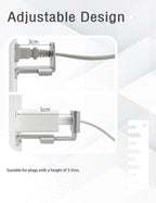 Charger Lock to Outlet, ILIVABLE Adjustable Metal Outlet Lock, Firmly Secures - Image 4