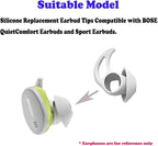 Silicone Earbud Tips 3 Pairs Small Eartips Compatible - Image 3