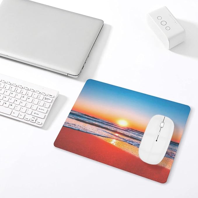 Sunrise Mouse Pad, Square Mousepad, Waterproof Mouse Mat Non-Slip Rubber Base - Image 5