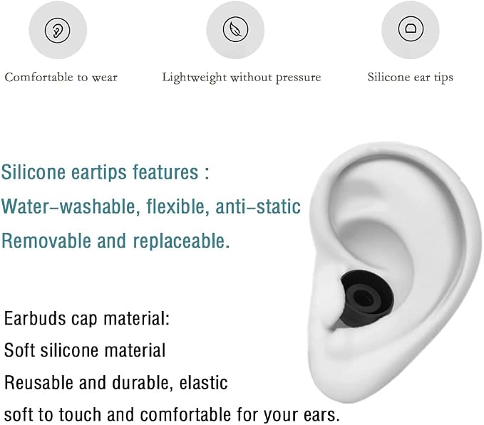 Silicone Earbud Tips Replacement Ear Tips - Image 6