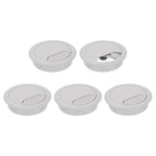 uxcell 5 Pcs 60mm Desk Grommet, Plastic Cable Hole Cover, Wire Cord Cable by uxcell