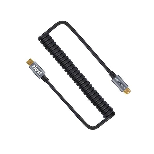 CableCreation Micro USB to Micro USB Coiled Cable 0.56ft to 4ft, Coiled Micro by CableCreation