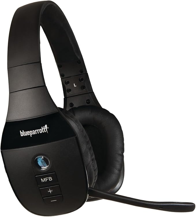 BlueParrott S450-XT Stereo Bluetooth Wireless Headphones 82% Noise Canceling by BlueParrott