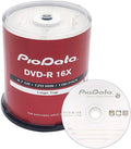 DVD-R 4.7GB 16X Logo Top Blank Media | 100-Pack Cake Box Spindle | Blank DVDs by PioData