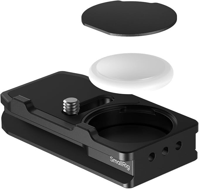 SmallRig Mount Plate for AirTag, Quick Release Camera Mount Baseplate for by SmallRig