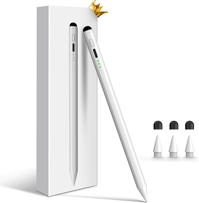 Pencil for Apple iPad 11th/10th/9th, 2X Fast Charge Stylus Pen for iPad by StylusHome