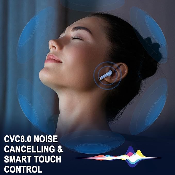 Wireless Earbuds Bluetooth 5.4, Ear Buds LED Power Display Headphones 6D Stereo - Image 2