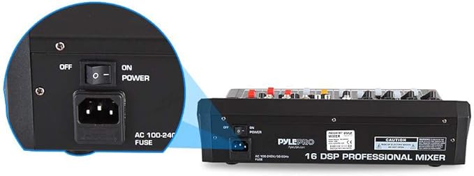 Pyle 6-Channel Console Style Audio Mixer - Image 5