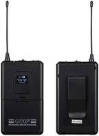 wenwen Wireless Microphone System Pro Audio 8 Channel UHF 8 Lavalier Bodypacks - Image 4