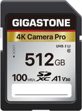 GIGASTONE 512GB Memory Card 4K Pro Series Speed Up to 100MB/s Compatible by Gigastone