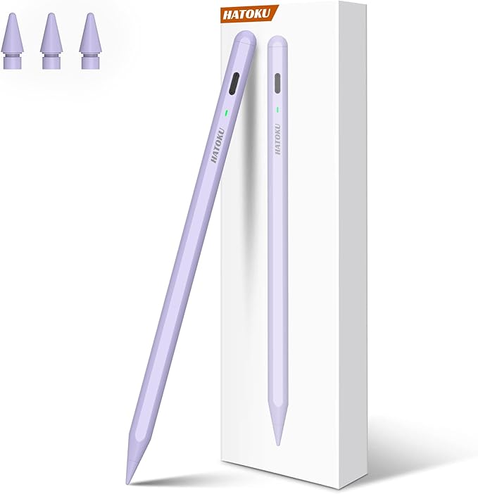 Stylus Pen for iPad 2018-2025: 15 Mins Fast Charging Pencil 1 Generation by HATOKU