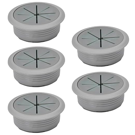 5 Pcs Desk Grommet 2" / 50 mm, Desk Hole Cover by EASYEAH