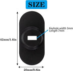 5Pack Anti Theft Self-Adhesive Security Plate - Image 2